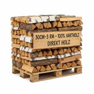 Brennholz 30 cm – Palette 3RM – Extra trocken