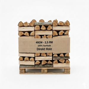 Brennholz 40 cm - Palette 2,5RM